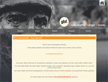 Tablet Screenshot of g-b-forum.de